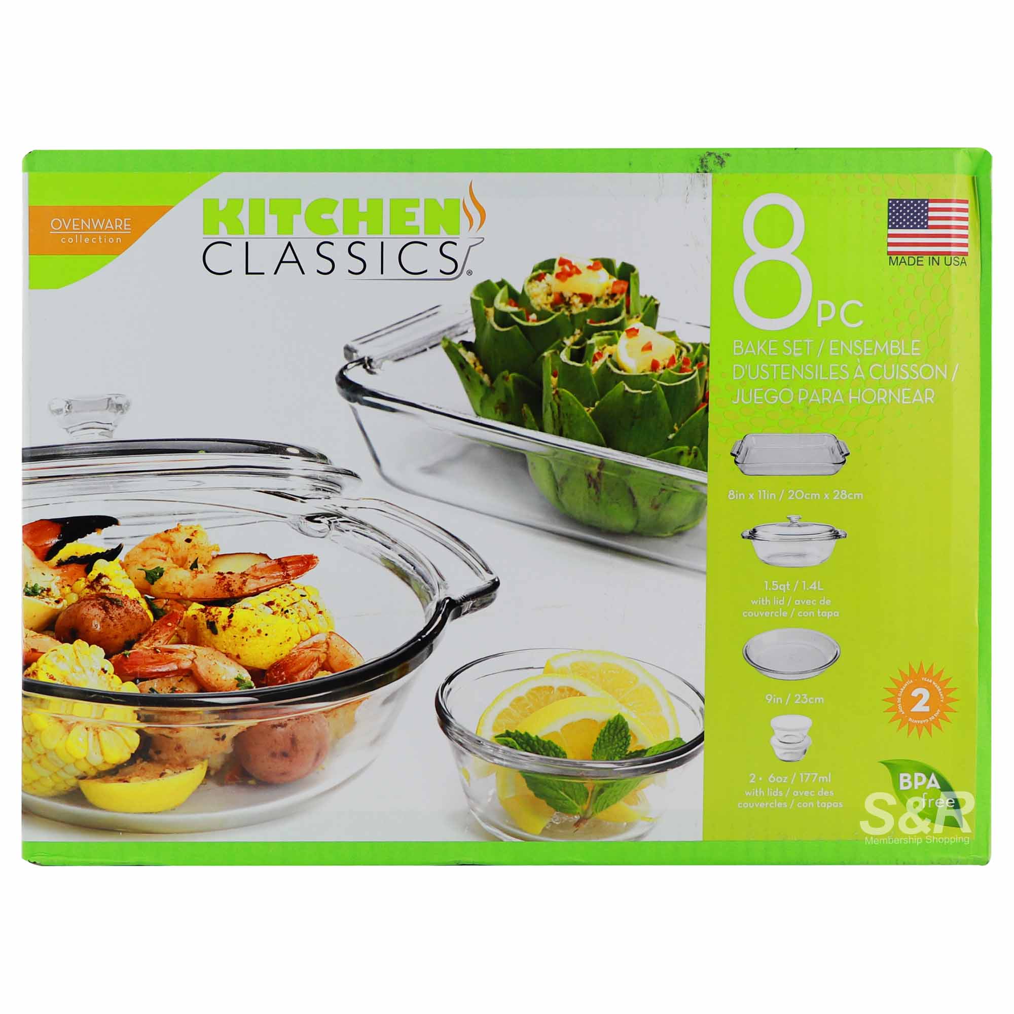 Kitchen Classics Ovenware Collection Bake Set 8pcs Kitchen Classics Ovenware Collection Bake Set 8pcs